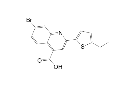 7-bromo-2-(5-ethyl-2-thienyl)-4-quinolinecarboxylic acid