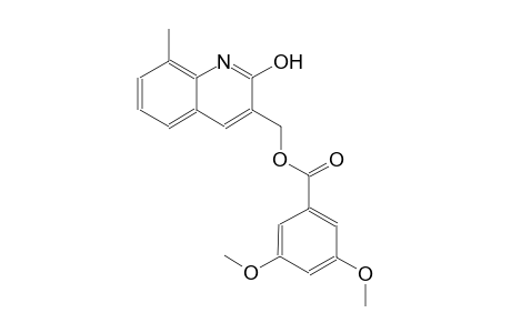 (2-hydroxy-8-methyl-3-quinolinyl)methyl 3,5-dimethoxybenzoate