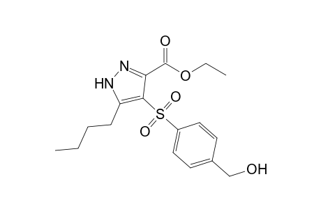 Ethyl 5-n-Butyl-4-[p-(hydroxymethyl)benzenesulfonyl]-pyrazole-3-carboxylate