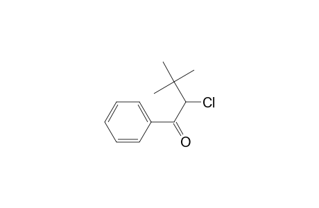 2-Chloranyl-3,3-dimethyl-1-phenyl-butan-1-one