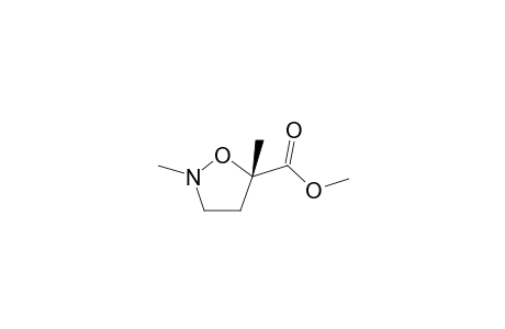 (S)-N,5-Dimethyl-5-(methoxyformyl)isoxazolidine