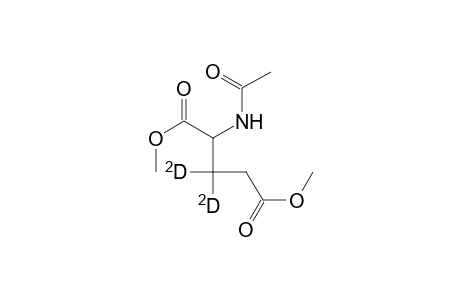 DL-Glutamic-3,3-D2 acid, N-acetyl-, dimethyl ester