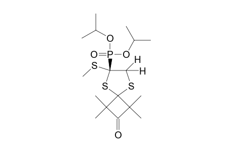 DIISOPROPYL-1,1,3,3-TETRAMETHYL-6-(METHYLSULFANYL)-5,8-DITHIASPIRO-[3.4]-OCTANE-6-PHOSPHONATE