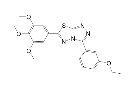 3-(3-ethoxyphenyl)-6-(3,4,5-trimethoxyphenyl)[1,2,4]triazolo[3,4-b][1,3,4]thiadiazole