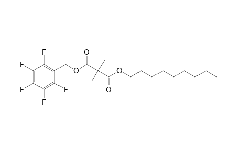 Dimethylmalonic acid, nonyl pentafluorobenzyl ester