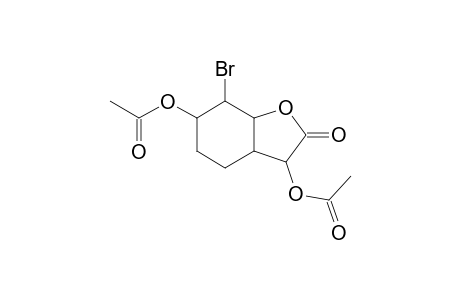 4-endo,9-exo-Diacetoxy-5-exo-bromo-7-oxabicyclo[4.3.0]nonan-8-one