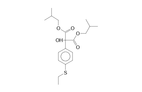 Malonic acid, 2-(4-ethylthiophenyl)-2-hydroxy-, diisobutyl ester