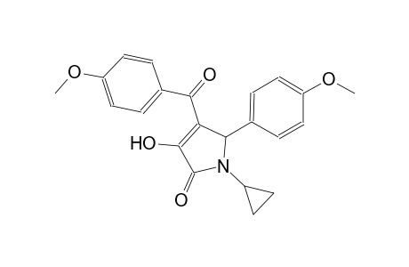 1-cyclopropyl-3-hydroxy-4-(4-methoxybenzoyl)-5-(4-methoxyphenyl)-1,5-dihydro-2H-pyrrol-2-one