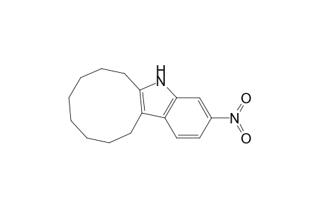 5H-Cyclodec[b]indole, 6,7,8,9,10,11,12,13-octahydro-3-nitro-