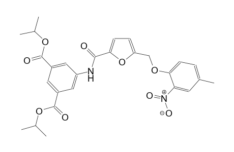 diisopropyl 5-({5-[(4-methyl-2-nitrophenoxy)methyl]-2-furoyl}amino)isophthalate