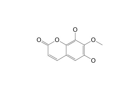 6,8-DIHYDROXY-7-METHOXY-2-H-BENZOPYRAN-2-ONE