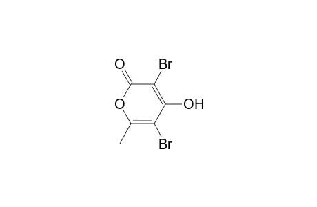 2H-Pyran-2-one, 3,5-dibromo-4-hydroxy-6-methyl-