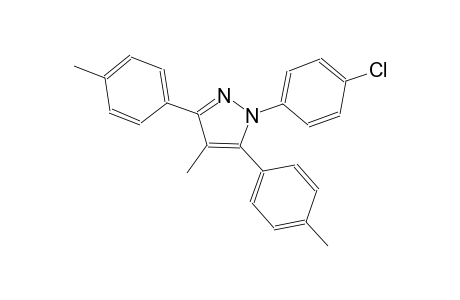 1-(4-chlorophenyl)-4-methyl-3,5-bis(4-methylphenyl)-1H-pyrazole