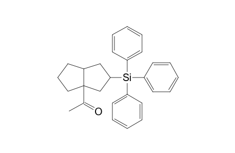 1-Acetyl-3-triphenylsilylbicyclo[3.3.0]octane