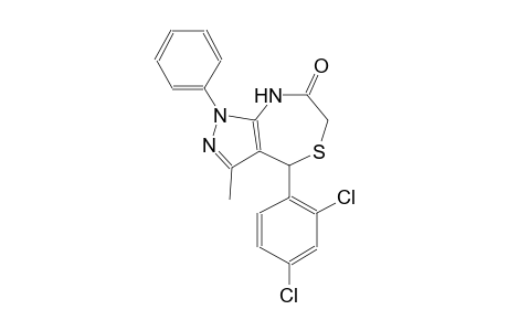 4-(2,4-dichlorophenyl)-3-methyl-1-phenyl-4,8-dihydro-1H-pyrazolo[3,4-e][1,4]thiazepin-7(6H)-one