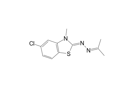 5-Chloro-3-methyl-1,3-benzothiazol-2(3H)-one (1-methylethylidene)hydrazone