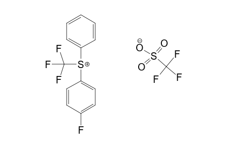 S-(TRIFLUOROMETHYL)-PHENYL-4-FLUOROPHENYLSULFONIUM-TRIFLATE