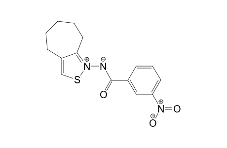 N-(3-Nitrobenzoyl)-5,6,7,8-tetrahydro-4H-cyclohepta[c]-isothiazolium-1-imine