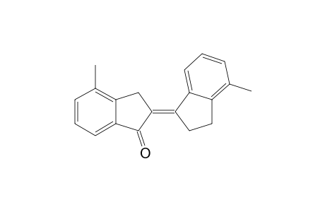 (2E)-4-methyl-2-(4-methyl-2,3-dihydroinden-1-ylidene)-3H-inden-1-one