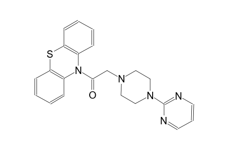 10H-phenothiazine, 10-[[4-(2-pyrimidinyl)-1-piperazinyl]acetyl]-