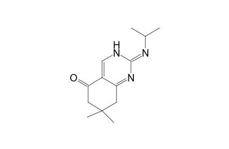 3H-Quinazolin-5-one, 2-isopropylimino-7,7-dimethyl-2,6,7,8-tetrahydro-