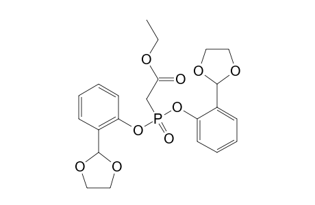 ethyl 2-bis[2-(1,3-dioxolan-2-yl)phenoxy]phosphorylacetate