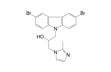 1-(3,6-dibromo-9-carbazolyl)-3-(2-methyl-1-imidazolyl)-2-propanol