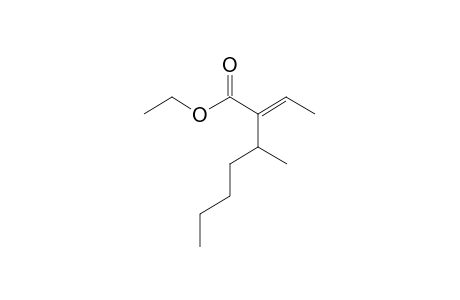 (E)-2-[1-Methylpentyl]but-2-enoic acid ethyl ester