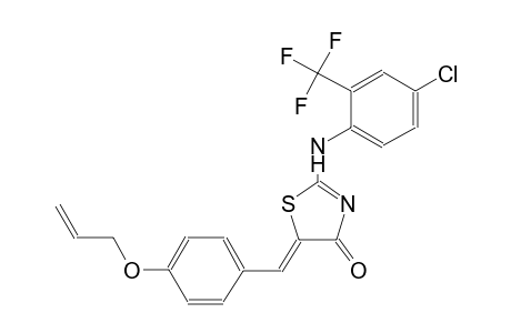 (5Z)-5-[4-(allyloxy)benzylidene]-2-[4-chloro-2-(trifluoromethyl)anilino]-1,3-thiazol-4(5H)-one