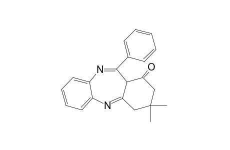 3,3-Dimethyl-11-phenyl-2,3,4,11a-tetrahydro-1H-dibenzo[b,e][1,4]diazepin-1-one