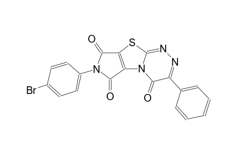 4H,6H-pyrrolo[3',4':4,5]thiazolo[2,3-c][1,2,4]triazine-4,6,8(7H)-trione, 7-(4-bromophenyl)-3-phenyl-