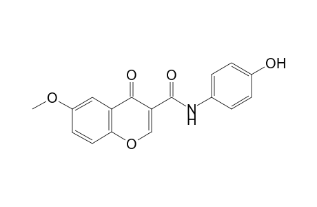 N-(4-Hydroxyphenyl)-6-methoxychromone-3-carboxamide
