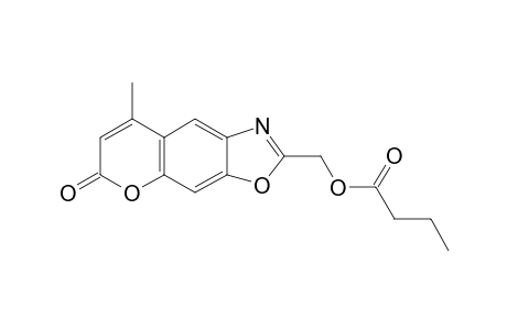 (8-METHYL-6-OXO-6H-BENZOPYRANO-[6,7-D]-OXAZOL-2-YL)-METHYL-BUTYRATE