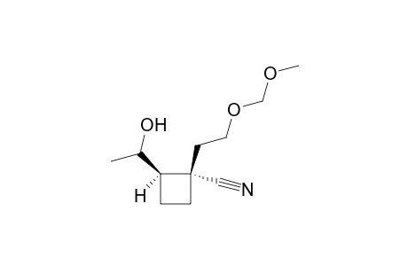 t-2-(1-Hydroxyethyl)-1-(2-methoxymethoxyethyl)cyclobutyl-r-1-carbonitrile