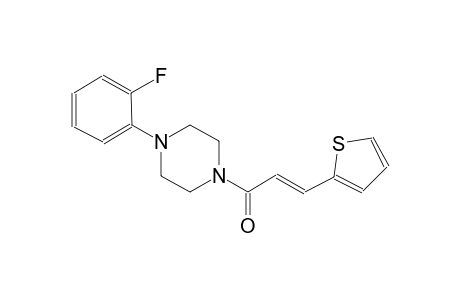1-(2-fluorophenyl)-4-[(2E)-3-(2-thienyl)-2-propenoyl]piperazine