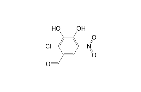 Benzaldehyde, 2-chloro-3,4-dihydroxy-5-nitro-