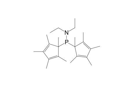 (Diethylamino)bis(1,2,3,4,5-pentamethyl-2,4-cyclopentadien-1-yl)-phosphane