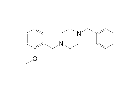 1-Benzyl-4-(2-methoxybenzyl)piperazine