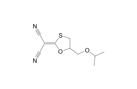 2-{5-[(1-Methylethoxy)methyl]-1,3-oxathiolan-2-ylidene}propanedinitrile
