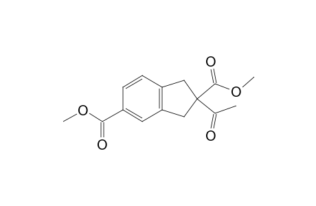 2-Acetyl-1,3-dihydroindene-2,5-dicarboxylic acid dimethyl ester