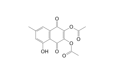 2,3-Diacetoxy-5-hydroxy-7-methyl-1,4-naphthoquinone
