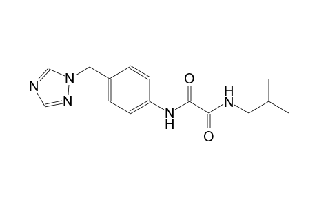 ethanediamide, N~1~-(2-methylpropyl)-N~2~-[4-(1H-1,2,4-triazol-1-ylmethyl)phenyl]-