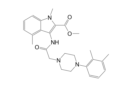methyl 3-({[4-(2,3-dimethylphenyl)-1-piperazinyl]acetyl}amino)-1,4-dimethyl-1H-indole-2-carboxylate