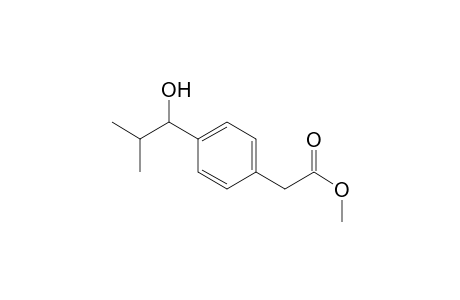 4-(1-Hydroxy-2-methylpropyl)phenylacetic acid methyl ester