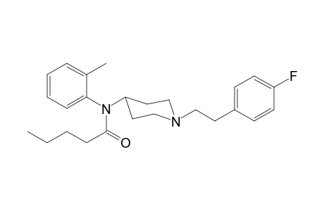 N-(1-[2-(4-Fluorophenyl)ethyl]piperidin-4-yl)-N-2-methylphenylpentanamide