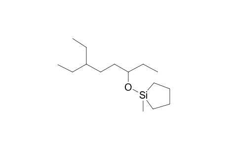 1-[(1,4-Diethylhexyl)oxy]-1-methylsilolane