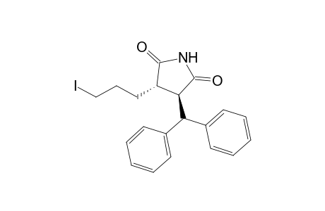 (+-)-(2S*,3S*)-2-(Diphenylmethyl)-3-(3"-iodopropyl)succinimide