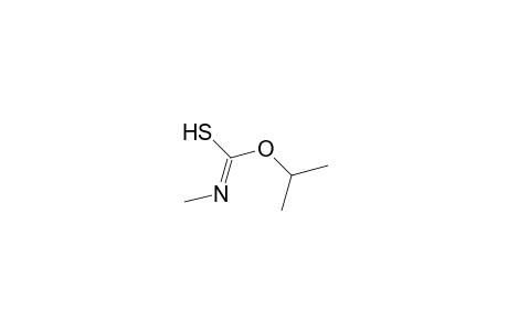 Carbamothioic acid, methyl-, O-(1-methylethyl) ester