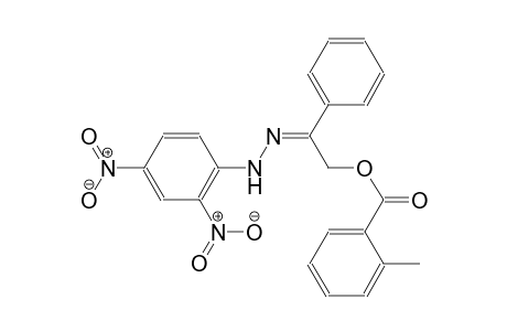 benzoic acid, 2-methyl-, (2Z)-2-[2-(2,4-dinitrophenyl)hydrazono]-2-phenylethyl ester