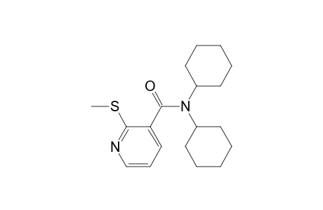 3-Dicyclohexylaminocarbonyl-2-methylthio-pyridine